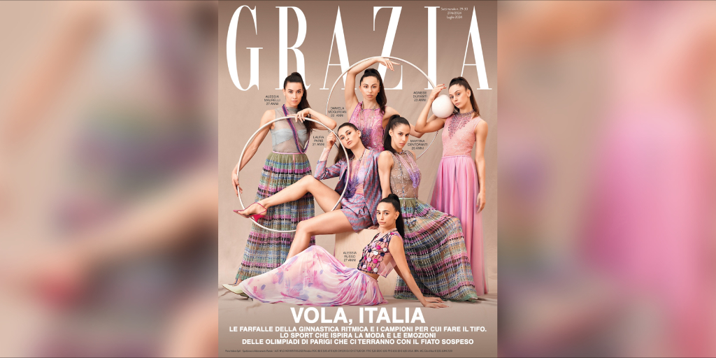 GRAZIA PRESENTA “VOLA ITALIA”, UN NUMERO STRAORDINARIO DEDICATO ALLE OLIMPIADI DI PARIGI